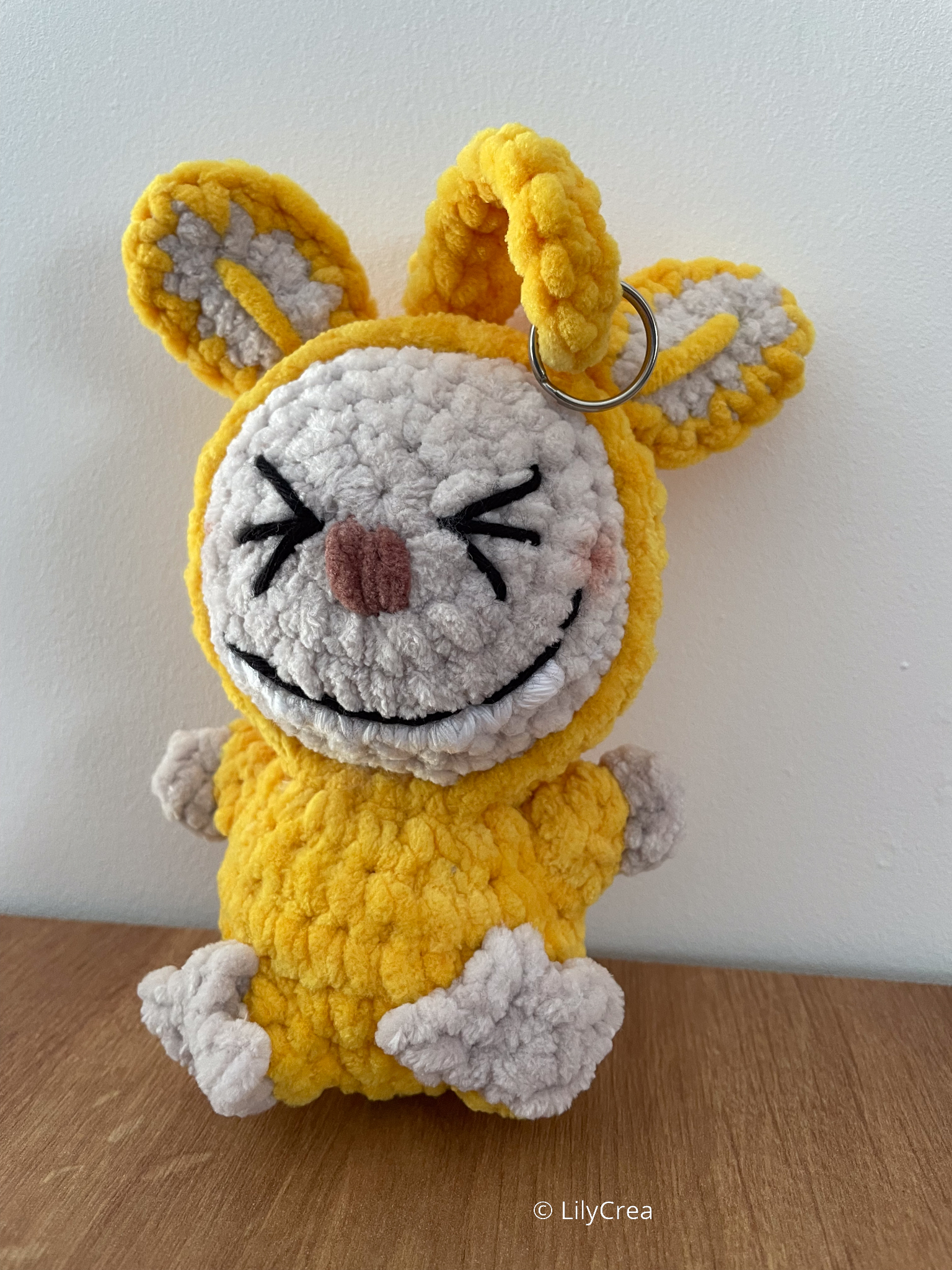Labubu fait main – Porte-clé – mini peluche pleine de fun ! 💖 – Image 4