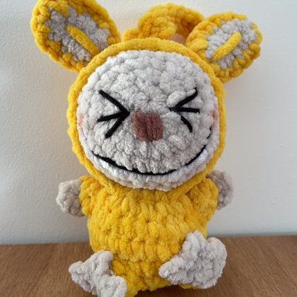 Labubu fait main – Porte-clé – mini peluche pleine de fun ! 💖